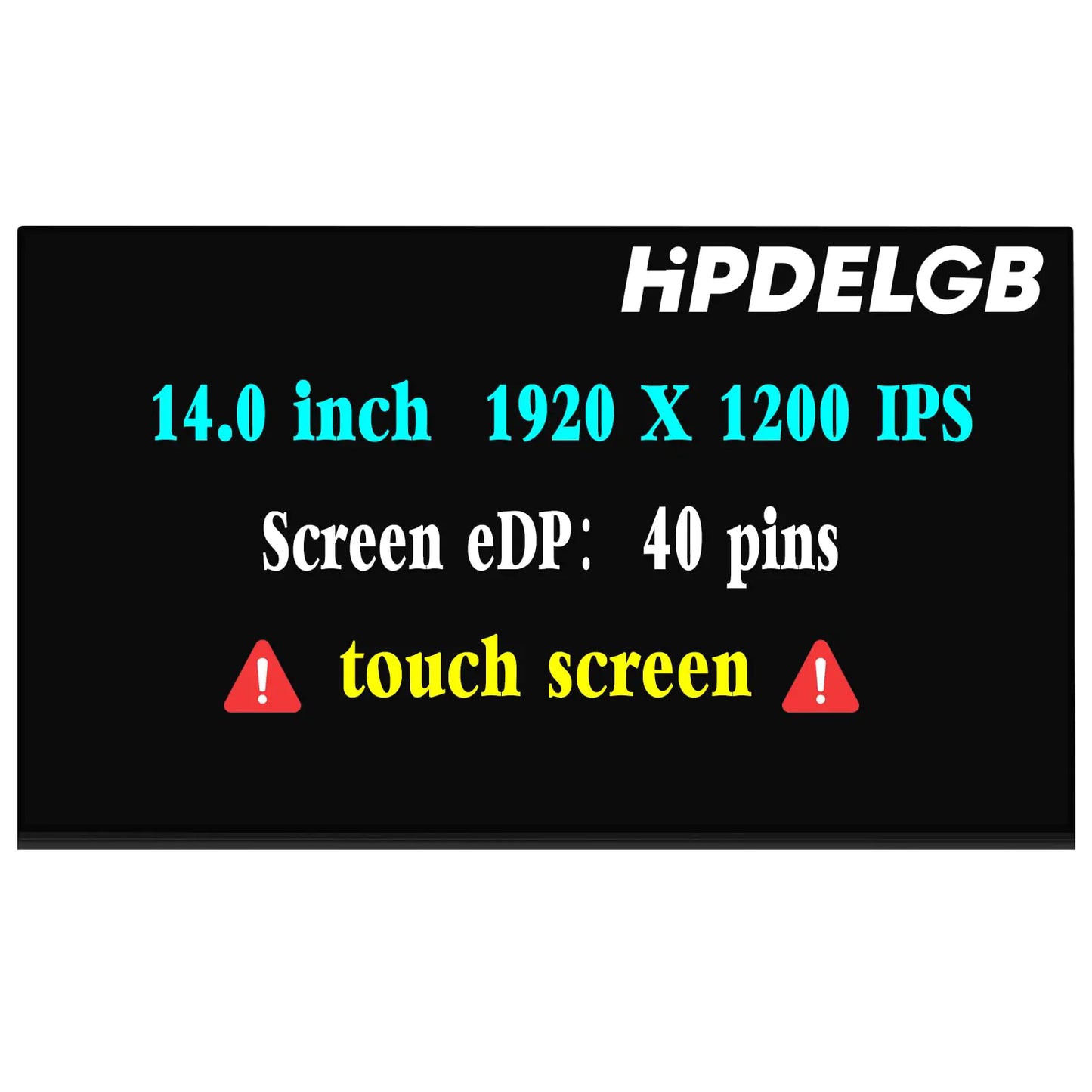 HPDELGB Replacement for Lenovo Thinkpad X1 Carbon Gen 9 10 11 21HM000KUS 21HM002DUS LCD Screen LED Display Panel 1920x1200 WUXGA IPS 40 Pin Touch Screen