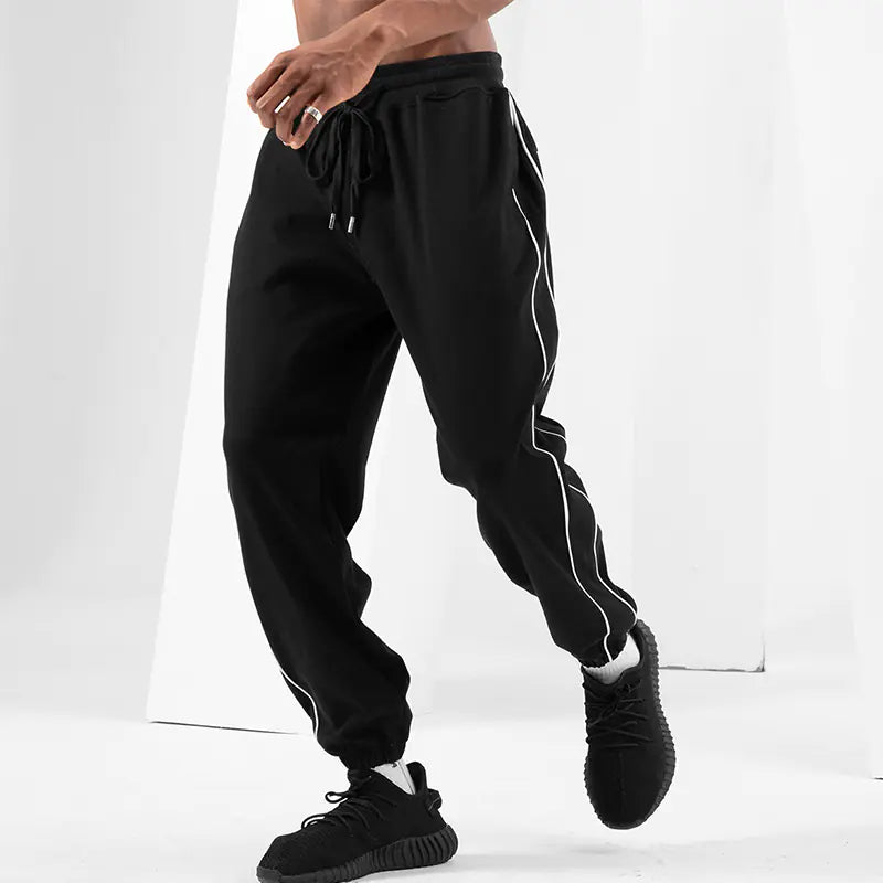 Men's Autumn Fitness Loose Tapered Sports Pants